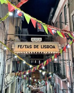 Cartel de las fiestas de Lisboa